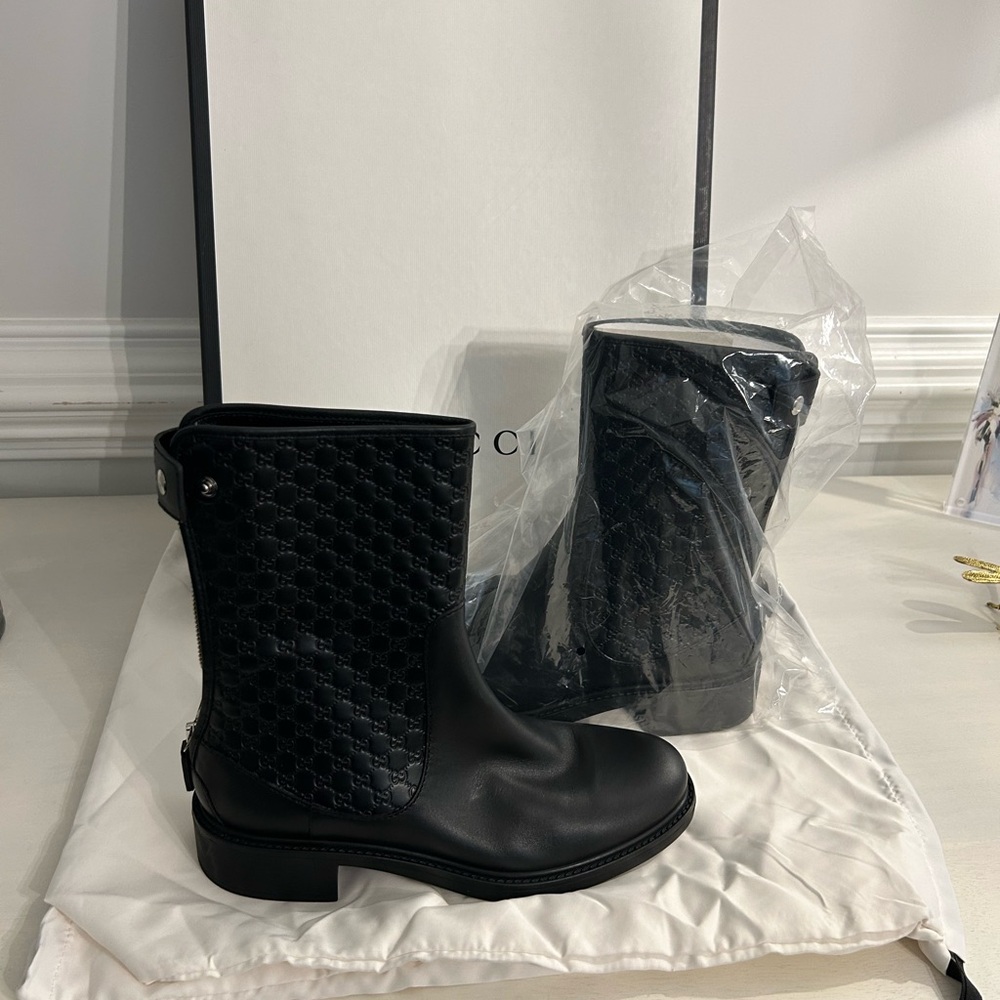 Gucci Black Boots NEW
